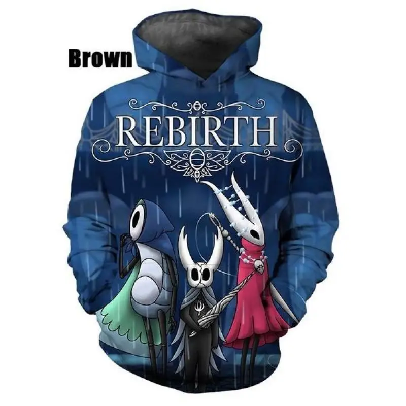 Sweat à Capuche Hollow Knight Imprimé En 3D - The Knight &amp