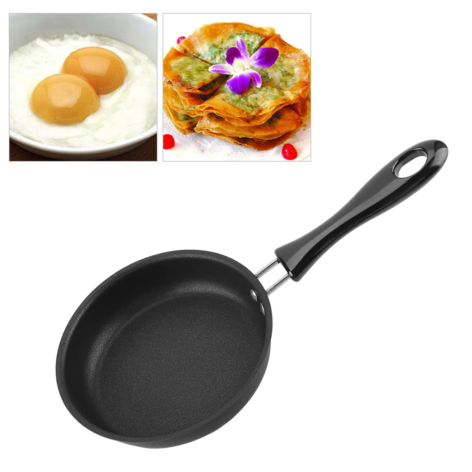 Frying Egg Pan Kitchen Cooker Mini Frying Pan Portable Mini Poached Egg Household Small Kitchen Cooker