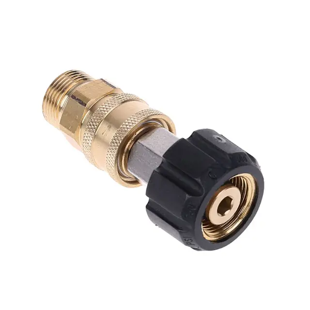 5000Psi Nyomásmosó Adapter Beállítása Gyors Csatlakozás Csatlakozók Készlet M22 14 - Image 5
