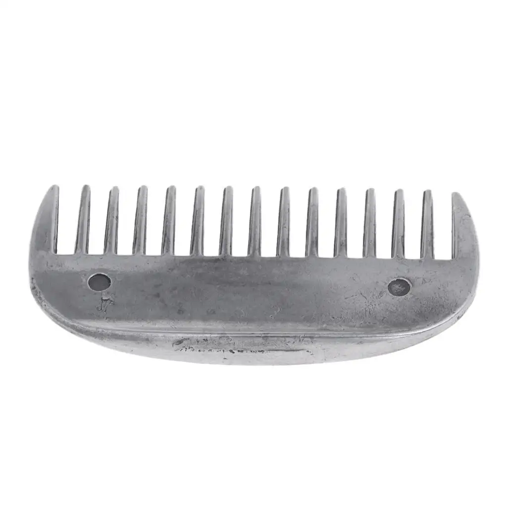 Stainless Steel Horse Curry Comb Brush Cleaner Grooming and Care Gear