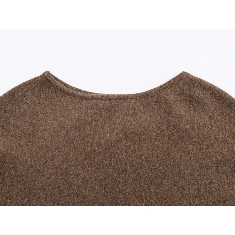 Chic Casual Knitted Cloak Jackets for Women 2025 Autumn New In Cape Coat And Jacket Casual Loose Streetwear Poncho Outerwear