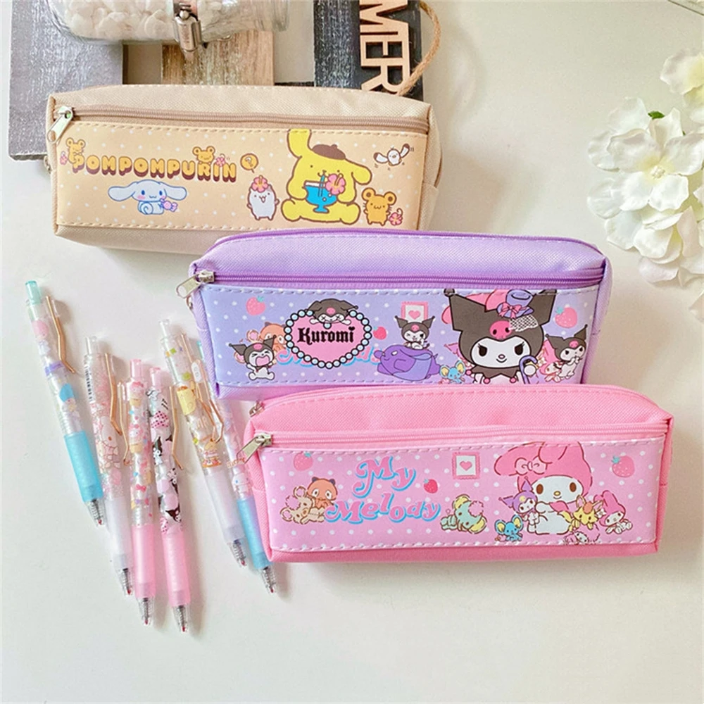 Sanrio Pencil Case / Kuromi, My Melody Pen Case / Pencil Pouch / Pen Pouch  / Zipper Pouch / Brush Pouch / Makeup Pouch / School Supplies 