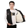 Cold Autumn Winter Middle-aged Elderly Wool Vest Thicken Warm Genuine Fur Overcoat Fashion Comfortable Dad Father Cotton Outfit 3