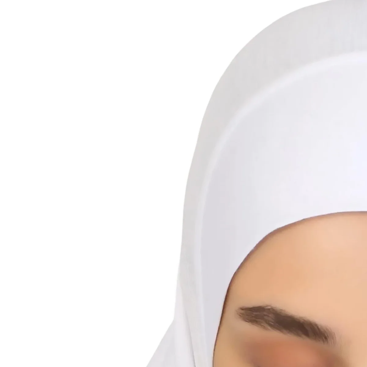 2/Pcs Crystal Hemp Wrinkle Hijab Instant Hijab Muslim Innerscarf For Woman Under Cap Hat Lady Solid Soft Headscarf Modal Jersey 6