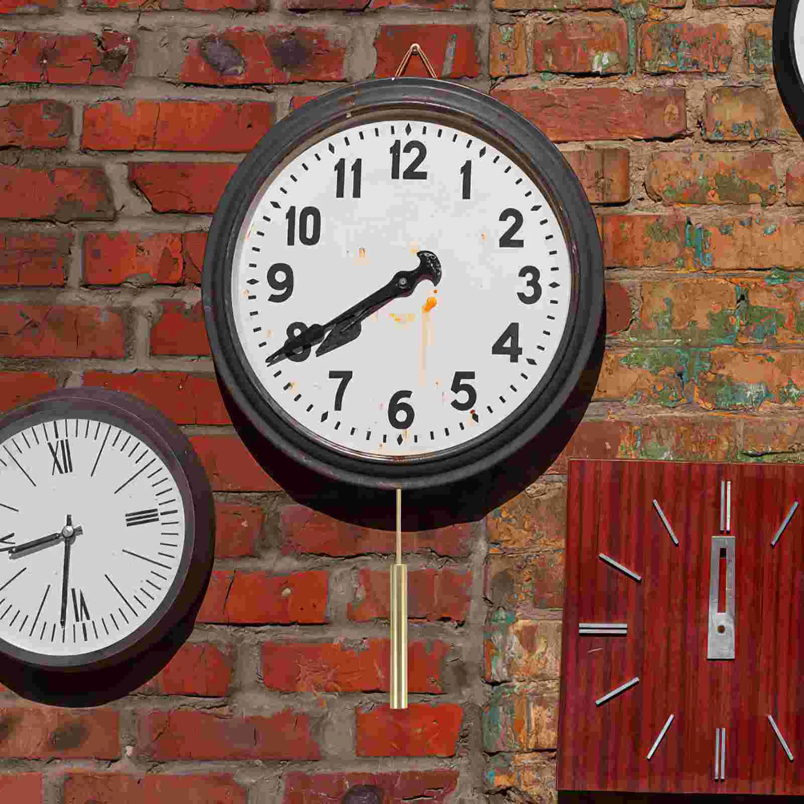 Cylinder Metal Clock Pendulum Replacement For Clocks Clock Parts Metal Pendulum Home Decor Wall