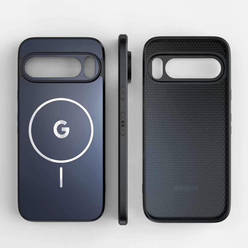 Enhanced Magnetic Phone Case with MagSafe Wireless Charging - Shockproof and Anti-Drop Protection