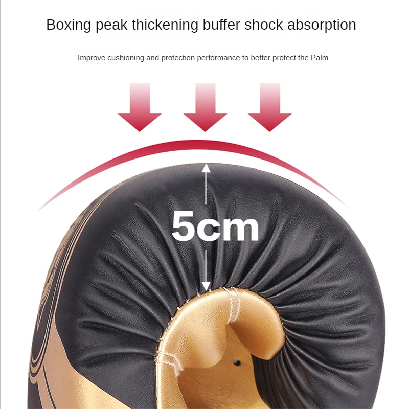 Professional Boxing Gloves Adult Men and Women\'s Sanda Combat Training Thickening Kickboxing Sandbags Joint Support Karate