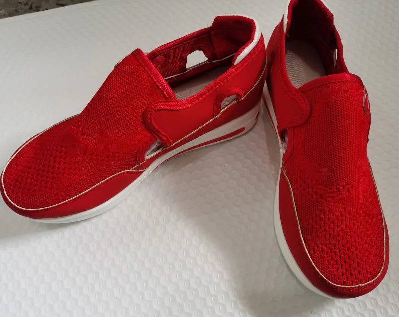 2022 Female Casual Vulcanized Shoes Sneakers Women Breathable Sport Mesh Platform Shoes Non-Slip Comfort Design Ladies Footwear