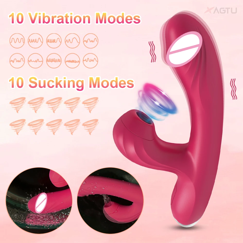 Vibrator für kraftvolle Frauen Vakuum Klitoris Stimulator Clit Sucker 2 in 1 G Spot Heizung Dildo weibliche Sex Heatg_voghion.com