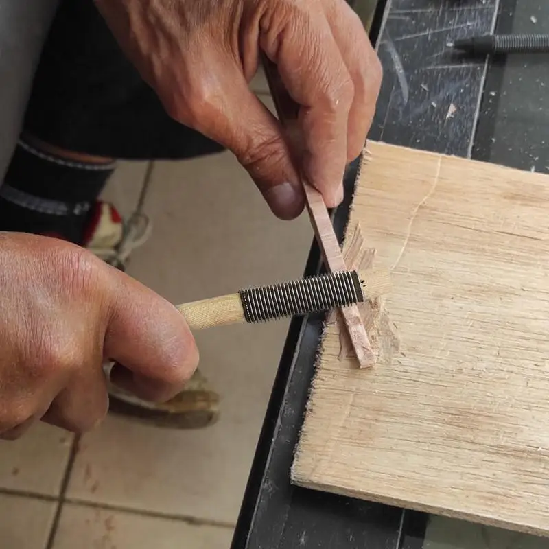 Hand Files & Rasps Soft And Hard Wood Files Comfortable Anti-Slip Grip Portable Wood Rasp For Sharpening All Types Of Soft And