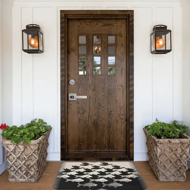 Bath Mat Sky And Water I Maurits Cornelis Escher Deartmat Nappali Szőnyeg Erkély Otthoni Dekoráció - Image 6