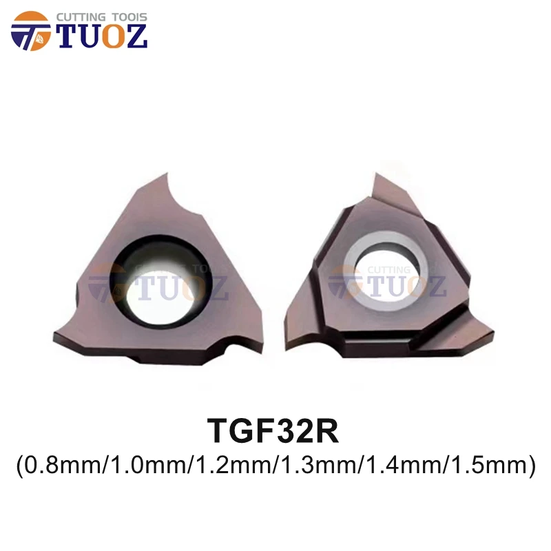 

TGF32R Carbide Insert TGF32R080 TGF32R100 TGF32R110 TGF32R120 TGF32R130 TGF32R140 TGF32R150 CNC Triangle Slotting Tool 0.8-1.5mm