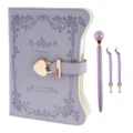 1PC Diary With Lock And Keys For Girls Gift Ideas, 360 Gold Edged Pages Journal For Women, B6