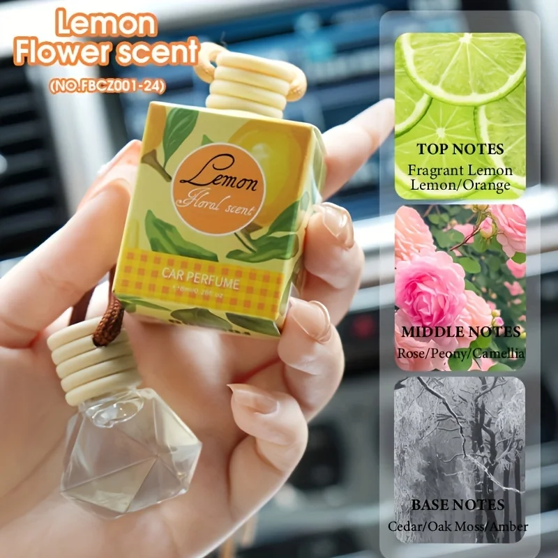 Car Air Freshener Mini Aromatherapy Essential Oil Odor Eliminator Kit Humidifier Gift Box Air Purifier Diffuser