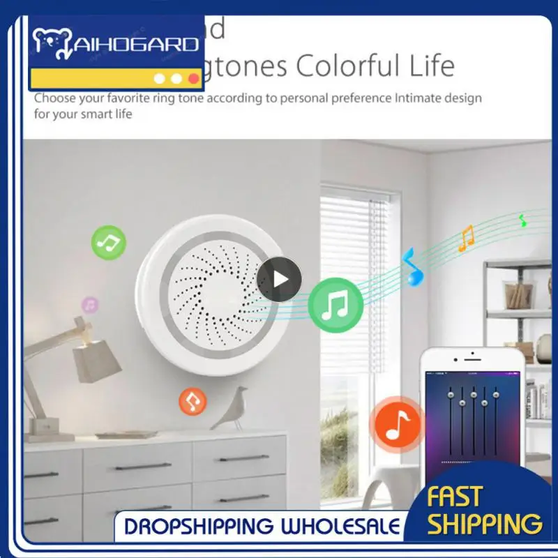 

Беспроводной детектор сирены Tuya Smart Life с Wi-Fi, USB, дБ