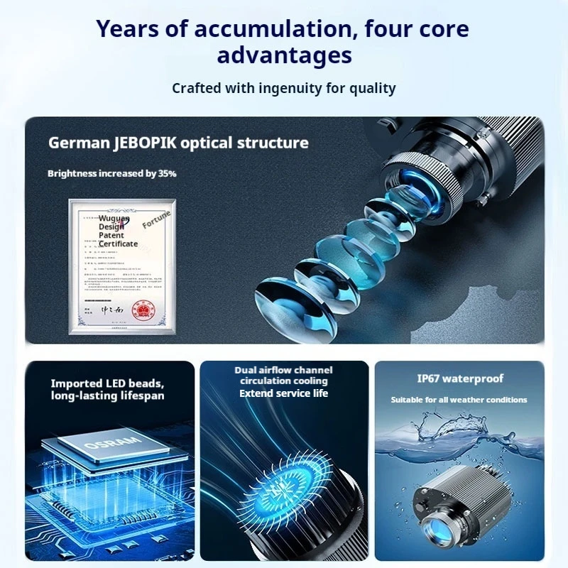 LED 오션 워터 웨이빙 램프 다이내믹 리플 라이트 리얼리스틱 프로젝션 램프 홈 장식 야외 분위기 조명