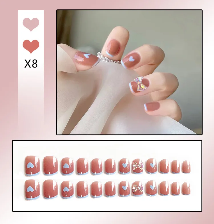 X8 Press On Nails