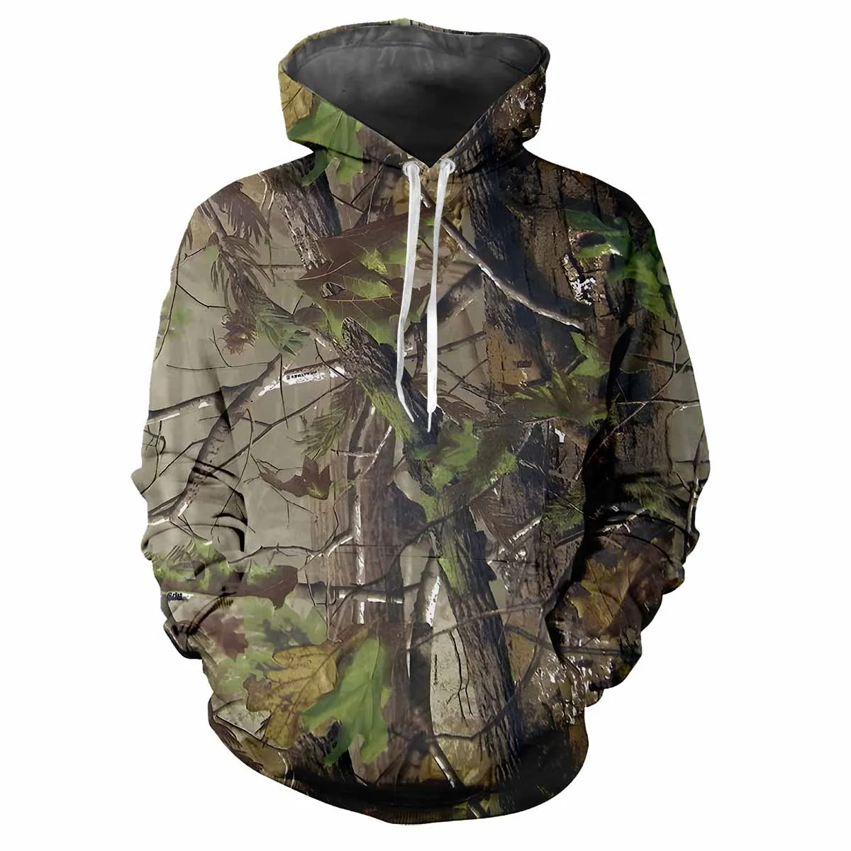 thumbnail image 1 of Sudadera con capucha para hombre, de camuflaje, para caza, animales, para exteriores, de primavera y otoño, estilo callejero, holgada, cómoda e informal, 1 of 5