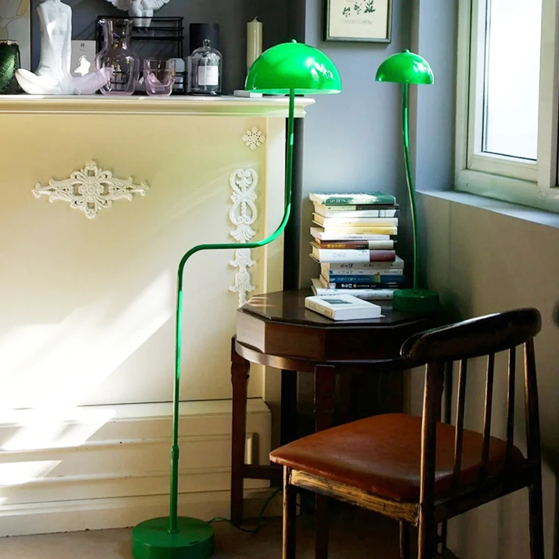 

Скандинавская Минималистичная винтажная напольная Светодиодная лампа Bauhaus, гостиной, кабинета, домашний декор, стоячая лампа для спальни, прикроватная настольная лампа для чтения