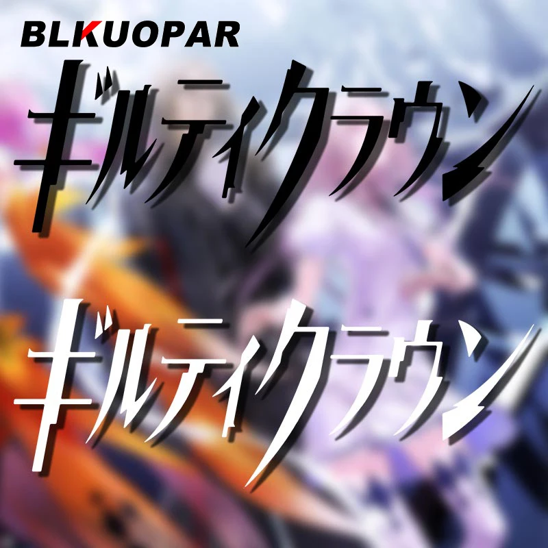 

BLKUOPAR Guilty Crown Anime Logo Personality Occlusion Scratch Decal Air Conditioner Motorcycle Surfboard Car Door Protector