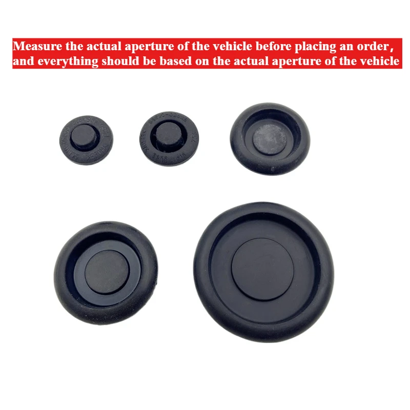 For Toyota Crown REIZ Corolla Camry RAV4 Backup Tire Floor Dustproof Drain Hole Plug Chassis Plug Cover Auto Parts 1pcs