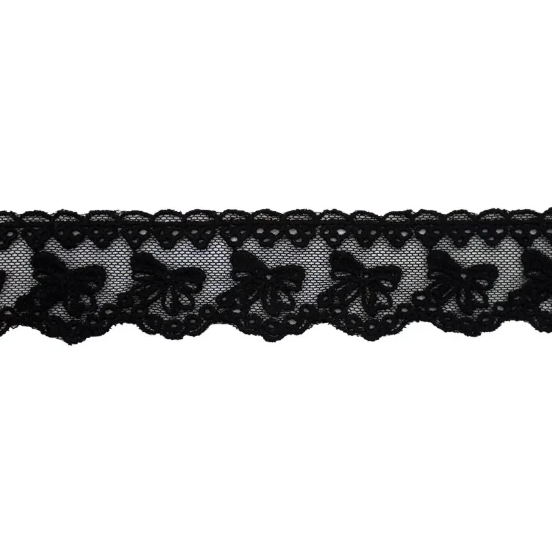 Cotton Embroidered Sewing Ribbon Guipure Lace Trim Fabric DIY Garment Accessories 3.5cm Width 5Yards