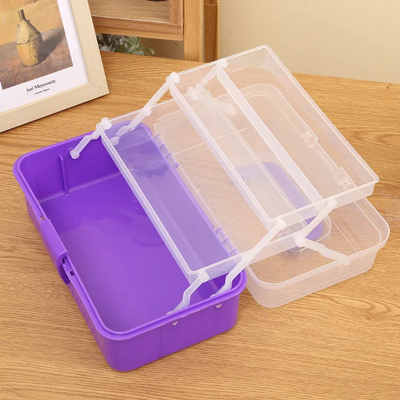 School Stationery Makeup Organizer Desktop Storage Box Container For Cosmetics Stationery Jewelry Home Office Plastic Organizer