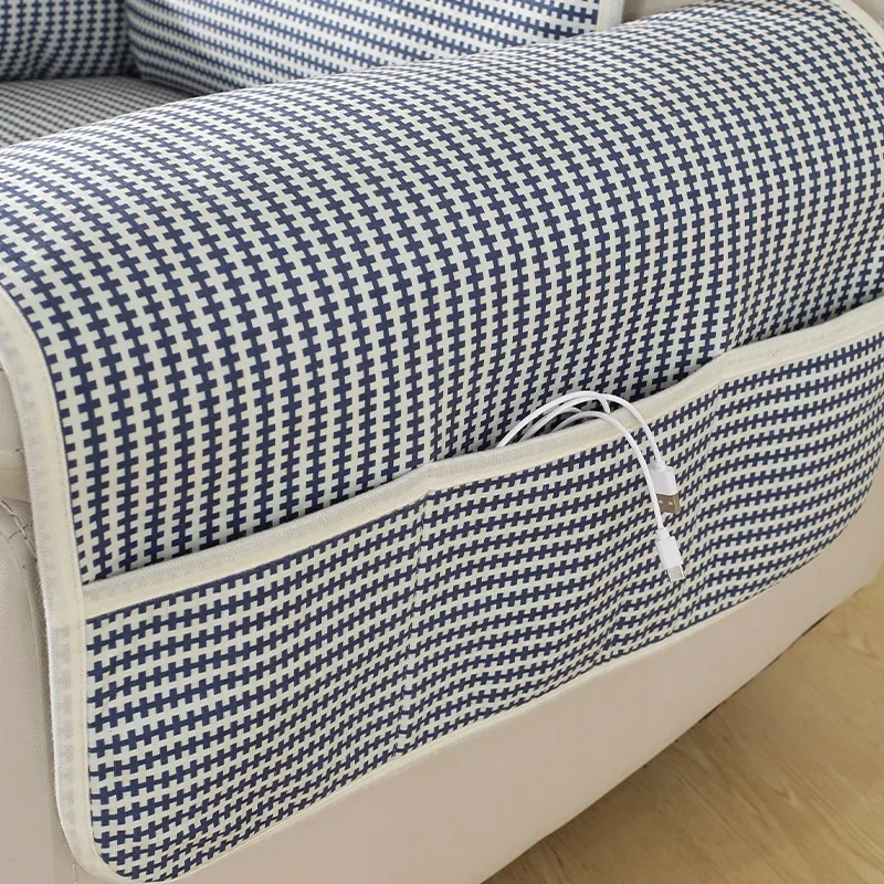 Quilted Anti-wear Sofa Cover Mat for Dogs Pet Kids Anti-Slip Recliner Sofa Slipcover Armchair Furniture Protector Cover Washable 5