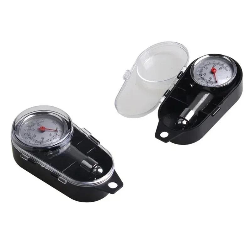 스테인레스 스틸 자동차 타이어 압력 게이지, 수축 가능, 고정밀 박스 측정, 다기능