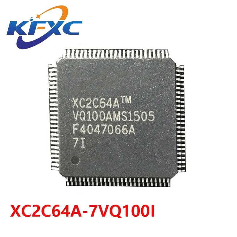 XC2C64A QFP-100 XC2C64A-7VQ100I новый оригинальный xc2c64a 7vqg100c xc2c64a 7vqg100 xc2c64a vqfp 100 100% novo e original