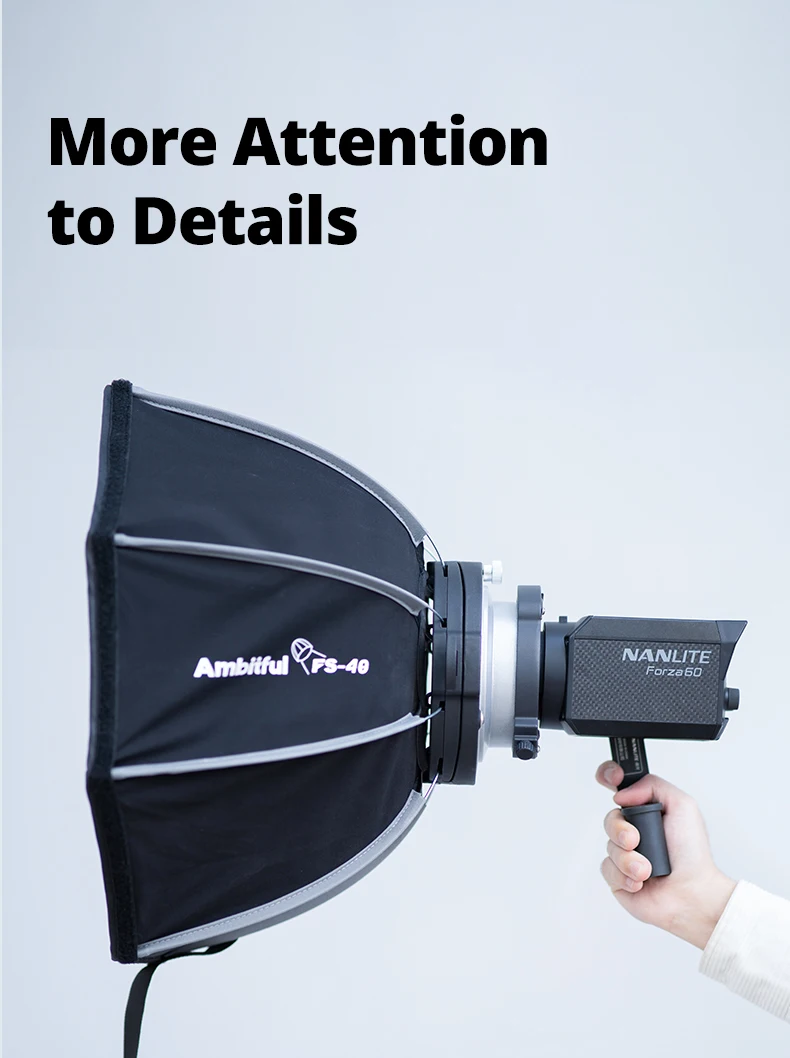 MB01 MB02 Mini Mount to Bowens Mount Adapter Quick Set-up for YONGNUO YN150 IFOO