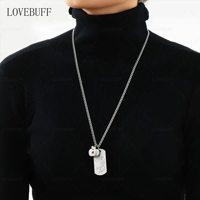 Love And Deepspace Caleb Lovebuff Apple Necklace Pendant Colleagues Jewelry 3D Apple A Birthday Present Hand Strap Xia Yi Zhou 4