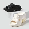 Summer Women's slippers Lightweight Thick sole Non-slip Sandals Unique Beach Shoes EVA material Leisure Comfort outdoor slippers 4