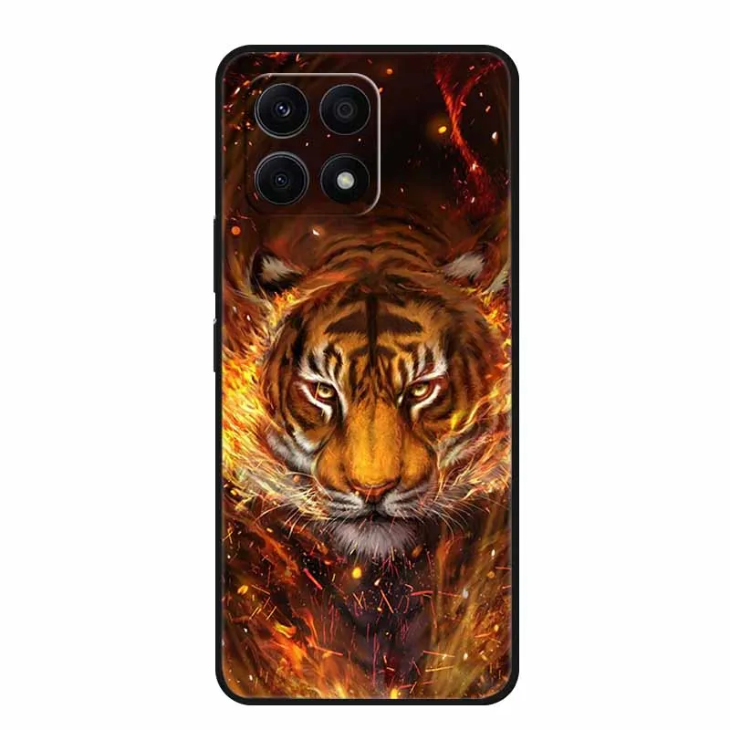 Lion Wolf TPU Silicone Protective Case - Soft Printed Cover