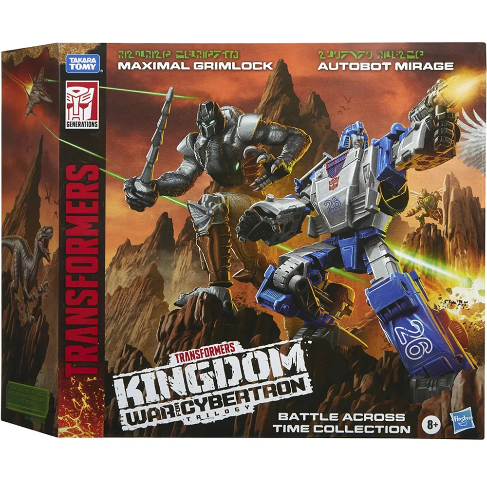 

[In Stock] Hasbro Transformers Autobot Mirage & Maximal Grimlock Generations Kingdom Deluxe Wfc-K40 Action Figure 5.5-inch F1209