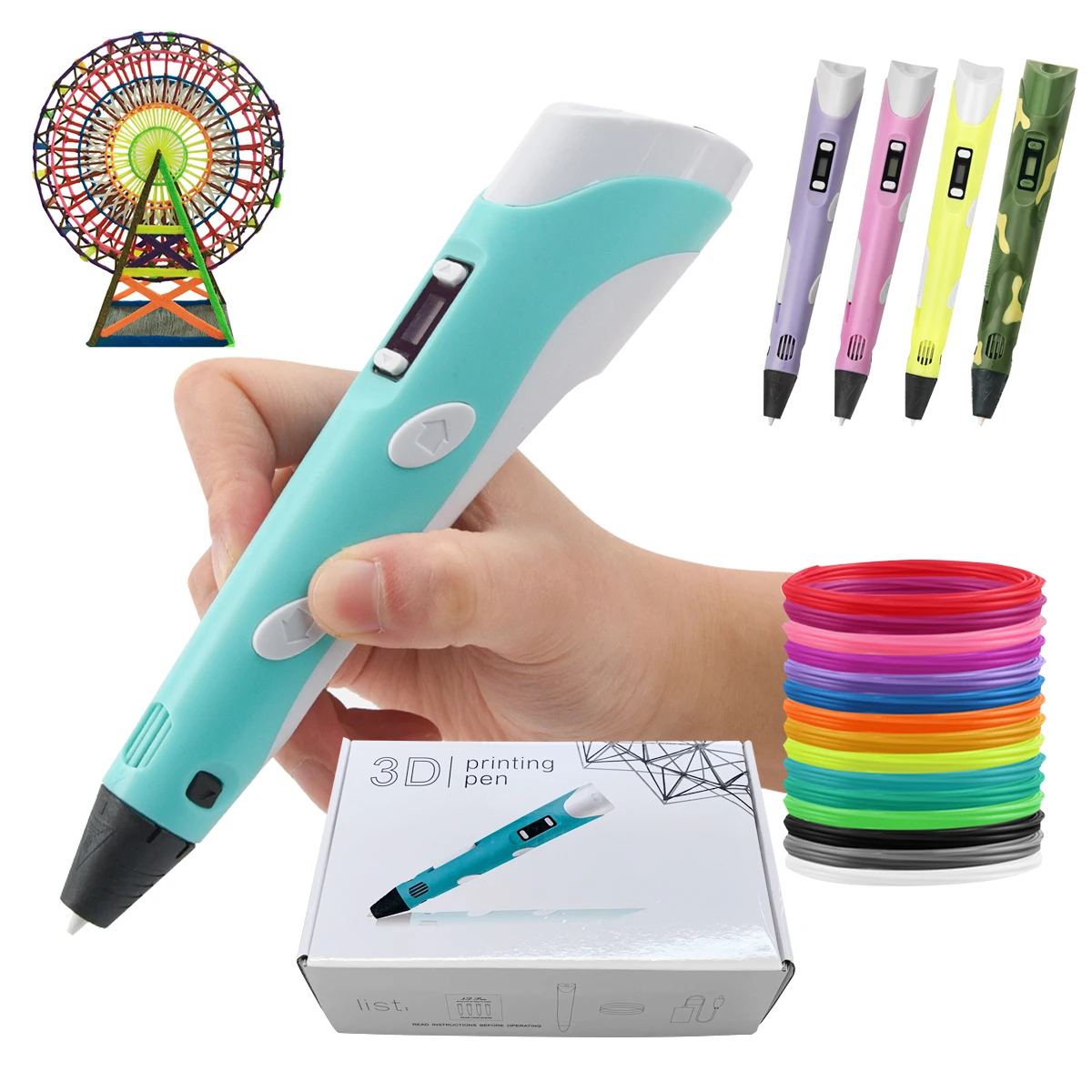 3D Printing Pen for Kids with PLA Filament