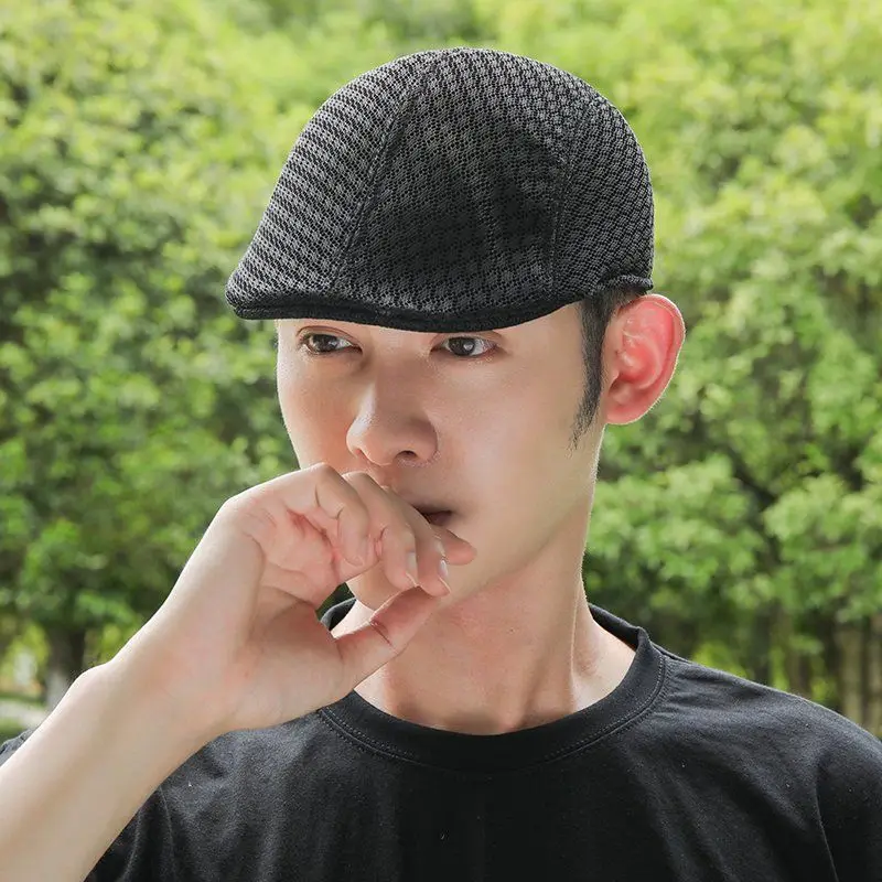 Summer breathable beret hat breathable woolen beret