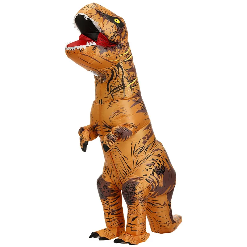 

Adult Kids T-Rex Inflatable Dinosaur Costumes Suit Dress Anime Party Cosplay Carnival Halloween Costume For Man Woman