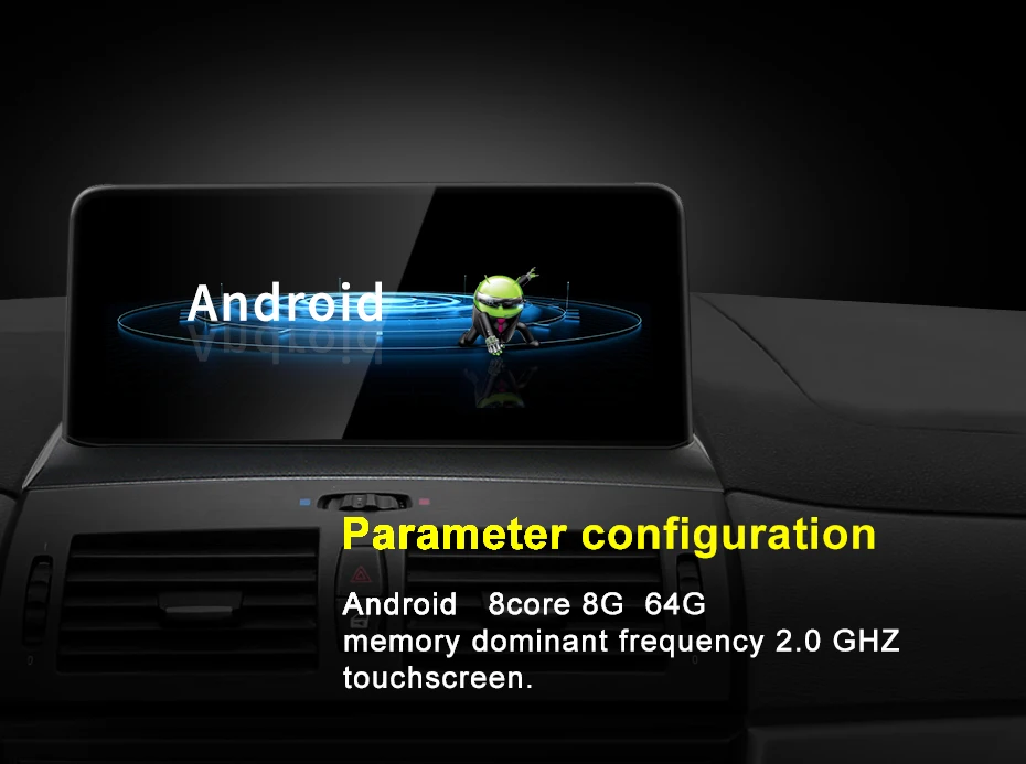 NEW ID8 Snapdragon665 8Core 8G 128G Android12 Carplay Auto For BMW X3 E83 Centra