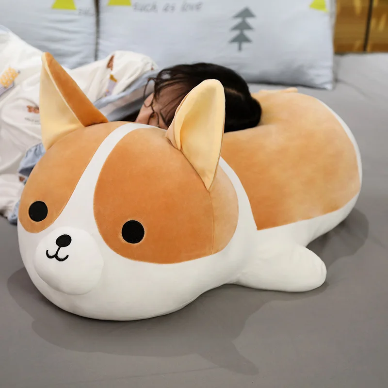 

1 шт., плюшевая игрушка корги, 40 см