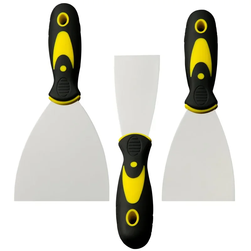 Putty Knife Scraper Paint Scraper Wall Scraper Stainless Steel Putty Knife Scraper Spatula Scraping Putty Painter Paint Tool Plaster Shovel Cleaning Spatula Construction Tool