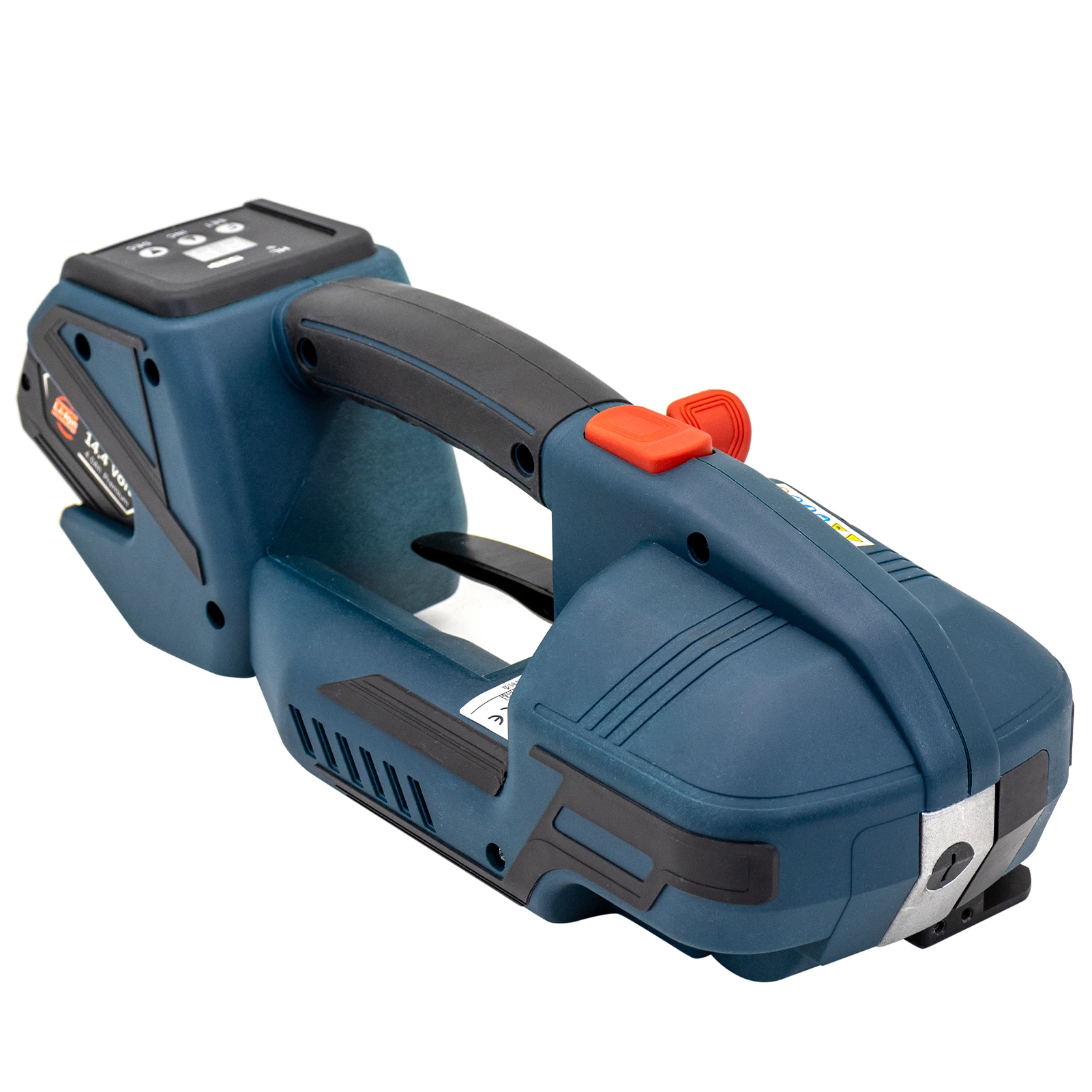 

Wrijving Lassen V2 Elektrische Omsnoeringsmachine Banding Gereedschap Voor Riemen Automatische Strapping Tool Voor Pp Pet