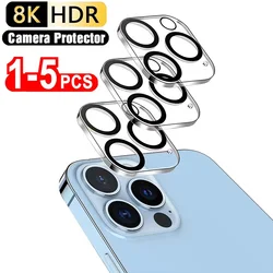 Premium Tempered Glass Camera Lens Protector - Full Coverage & Ultimate Protection - 5PCS (15 or 15 Plus)