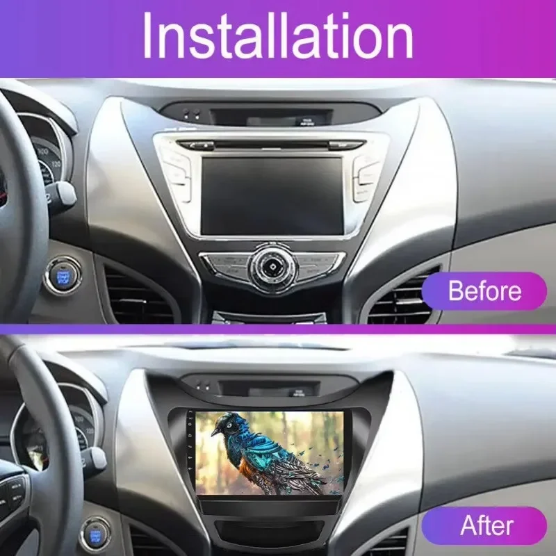 Android Car GPS Navigation System for Hyundai Elantra