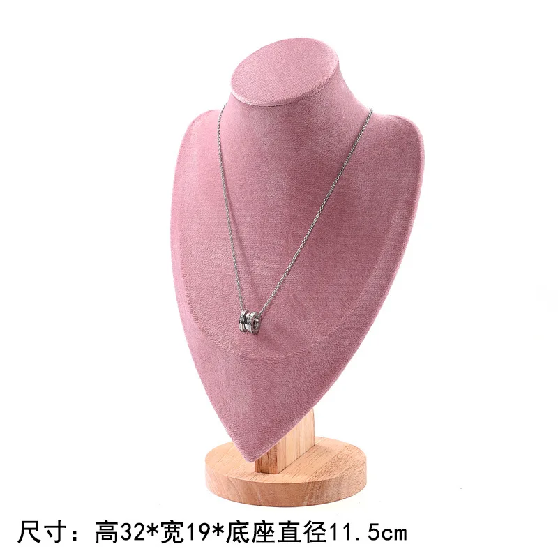 Portrait model pendant jewelry display stand necklace stand jewelry set display props storage rack jewelry ornament stand