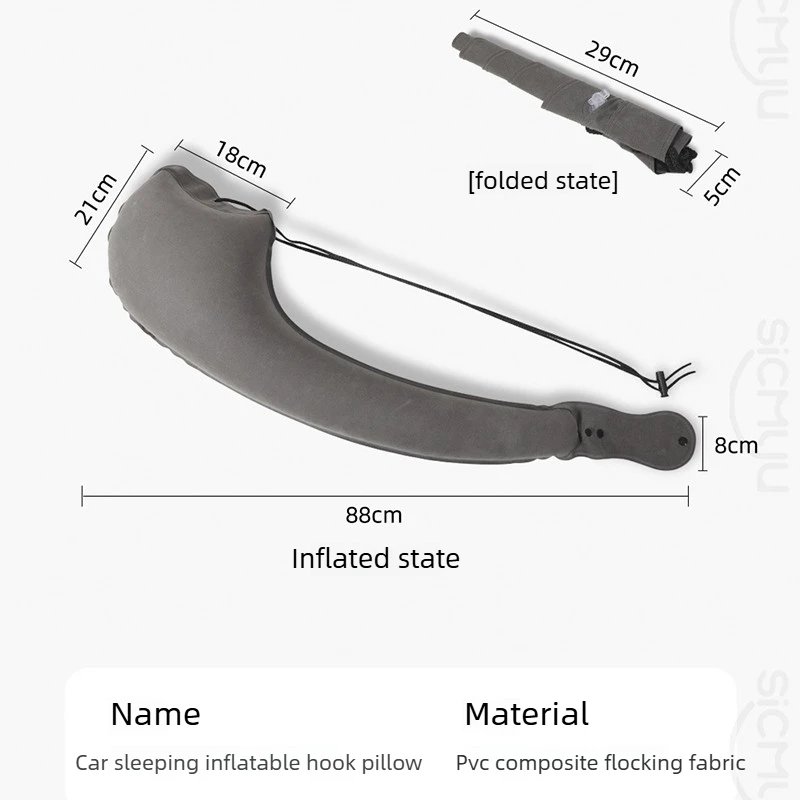 Ultimate Comfort Inflatable Travel Neck Pillow - Adjustable & Portable for All Journeys