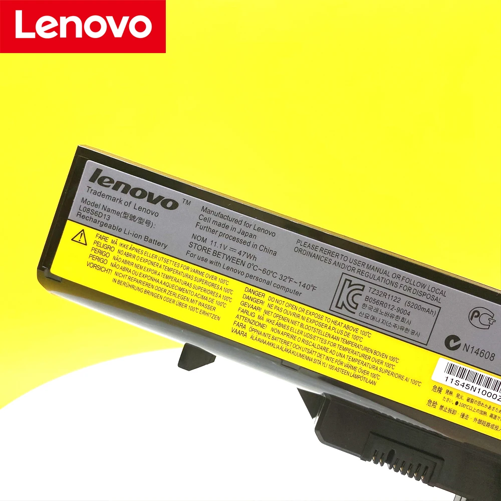 New Original L09s6y02 L09n6y02 para Lenovo Ideapad Z370 Z460 Z470 Z475 G460 K47 E47 B470 B575 G560 G565 Series Laptop Battery - Imagem 5