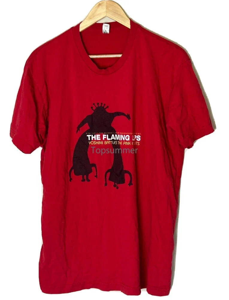 

The Flaming Lips Shirt Yoshimi Battles The Pink Robots Short Sleeve Crew Neck Xl
