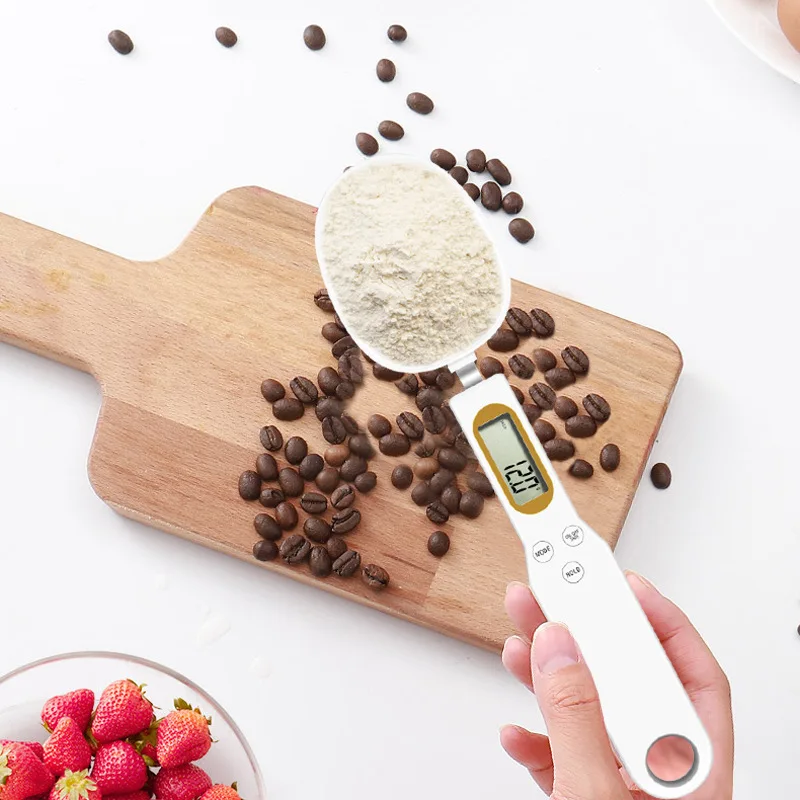 Weight Measuring Spoon LCD Digital Kitchen Scale 500g 0.1g Measuring Food Spoon Scale Mini Kitchen Tool Milk Coffee electronic measuring spoon,kitchen measuring spoons,measuring spoon set,electronic kitchen scale,measuring cup and spoon set,electronic scale