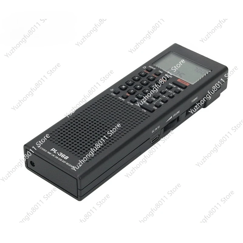 PL-368 64-108MHz 풀 밴드 라디오 스테레오 라디오 SSB DSP 라디오 디지털 복조 USB 충전